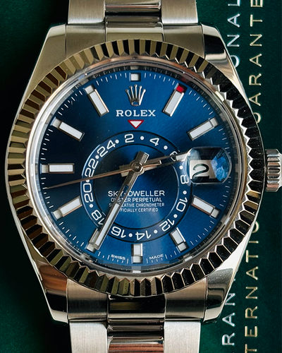 2020 Rolex Sky-Dweller 42MM Blue Dial Oyster Bracelet (326934)