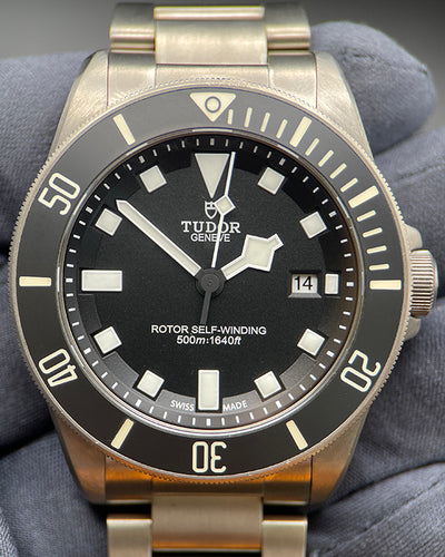 2012 Tudor Pelagos 42MM Black Dial Titanium Bracelet (25500TN)