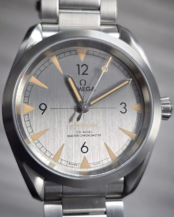 2024 Omega Seamaster Railmaster 40MM Grey Dial Steel Bracelet (220.10.40.20.06.001)