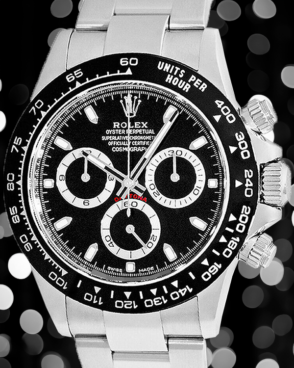 2019 Rolex Cosmograph Daytona 40MM Black Dial Oyster Bracelet (116500LN)