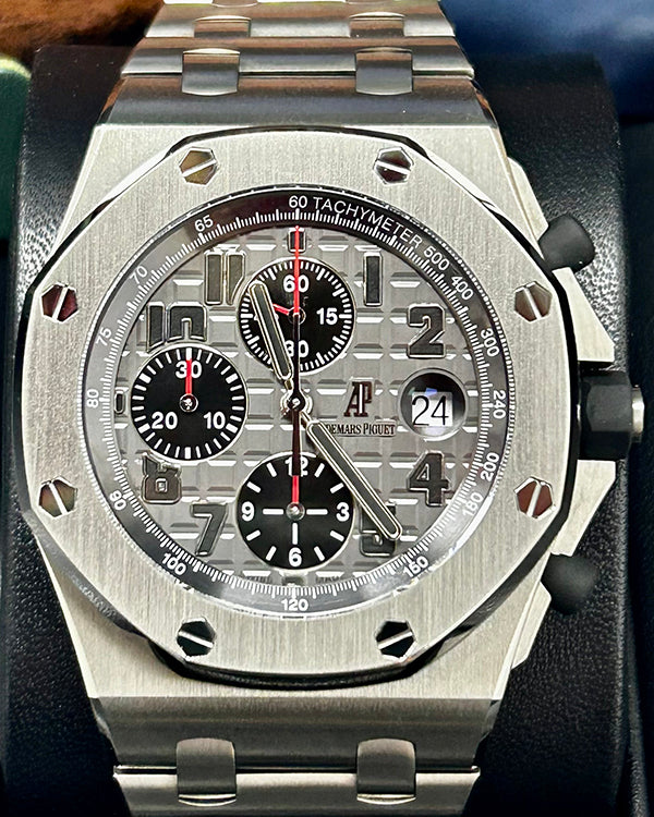 2016 Audemars Piguet Royal Oak Offshore Chronograph 42MM Grey Dial Titanium Bracelet (26170TI.OO.1000TI.01)