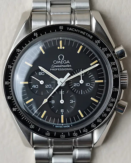 Omega Speedmaster Professional Moonwatch 42MM Black Dial Steel Bracelet (3590.50)