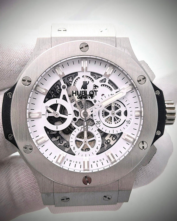 Hublot Big Bang Aero Bang "Garmisch Alpine Ski" L.E. 44MM Skeleton Dial Rubber Strap (311.SX.2010.GR.GAP10)