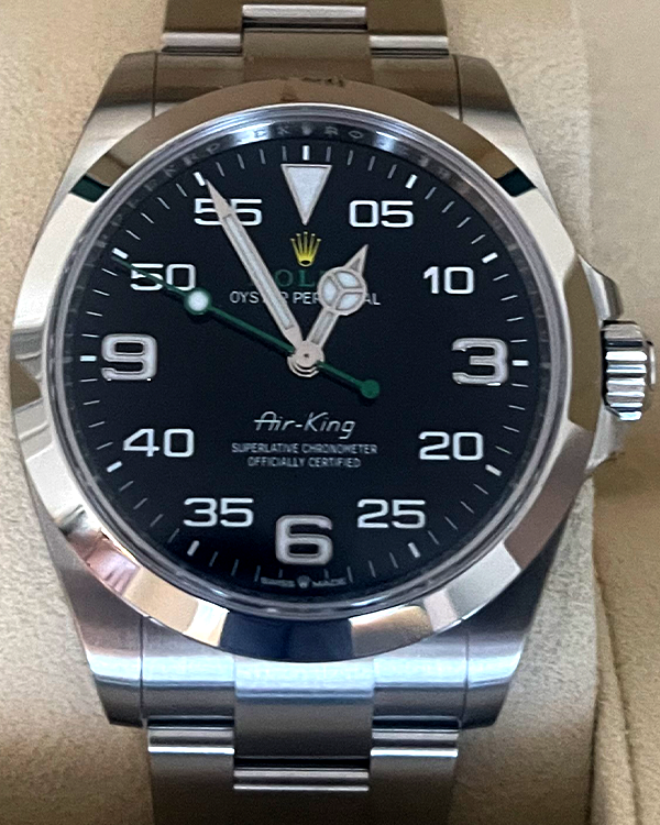 2023 Rolex Air King Oystersteel Black Dial (126900)