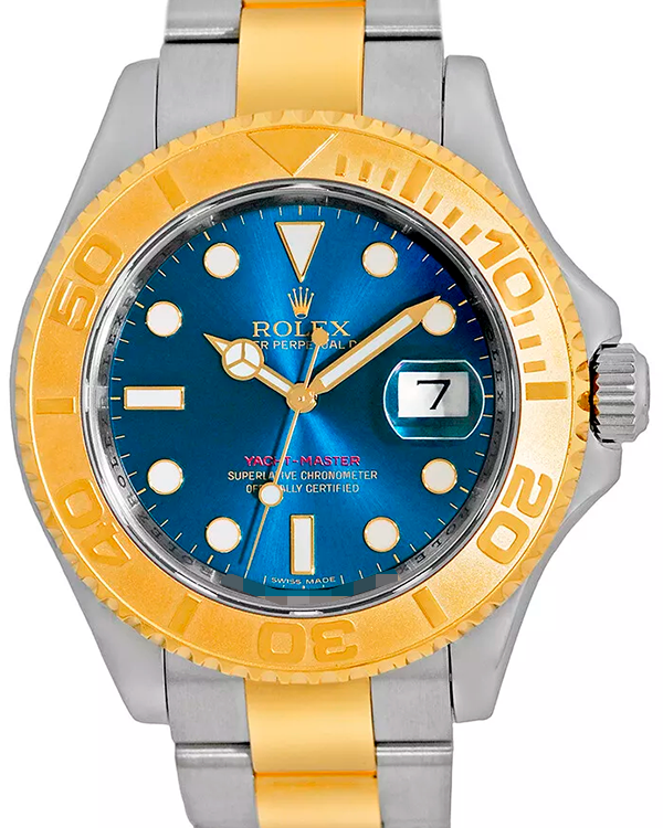 2008 Rolex Yacht-Master 40MM Blue Dial Two-Tone Oyster Bracelet (16623)