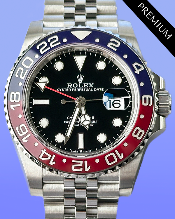 2024 Rolex GMT-Master II "Pepsi" 40MM Black Dial Jubilee Bracelet (126710BLRO)