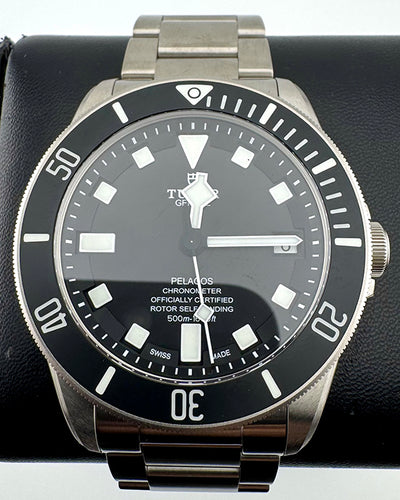 No Reserve - 2024 Tudor Pelagos 42MM Black Dial Titanium Bracelet (25600TN)