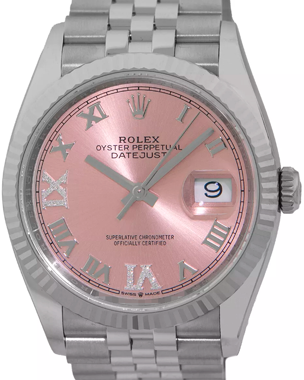 2023 Rolex Datejust 36MM Pink Dial Jubilee Bracelet (126234)