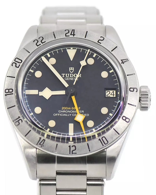 Tudor Black Bay GMT 39MM Black Dial Steel Bracelet (79470)