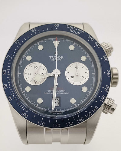 2024 Tudor Black Bay Chrono 41MM Blue Dial Steel Bracelet (79360B)