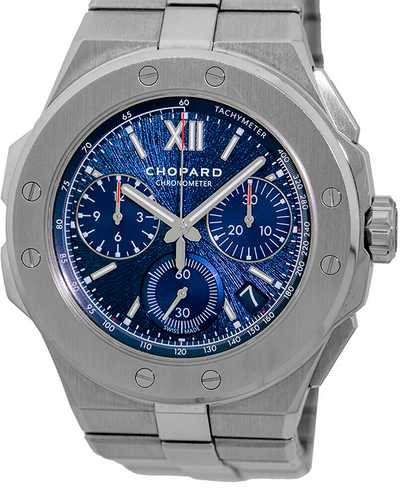 2020 Chopard Alpine Eagle 44MM Blue Dial Steel Bracelet (298609-3001)