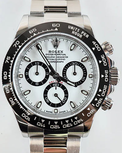 2016 Rolex Cosmograph Daytona "Panda" 40MM White Dial Oyster Bracelet (116500LN)