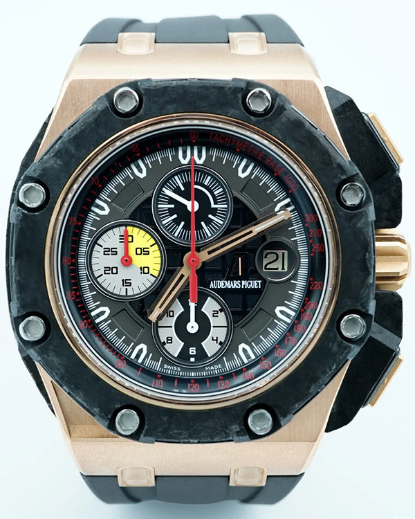 2011 Audemars Piguet Royal Oak Offshore Grand Prix 44MM Black Dial Rubber Strap (26290RO.OO.A001VE.01)