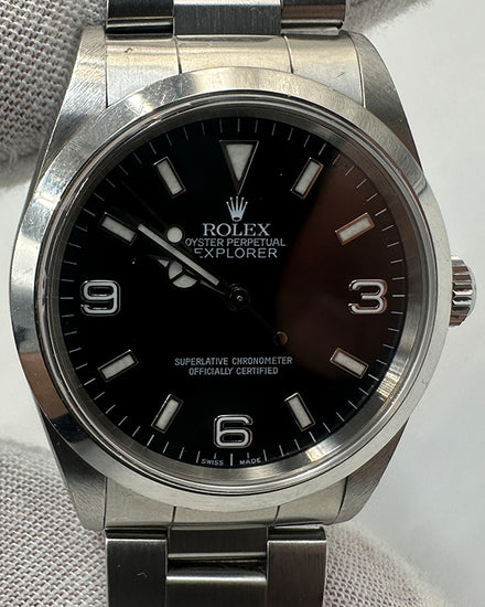 Rolex Explorer 36MM Black Dial Oyster Bracelet (14270)