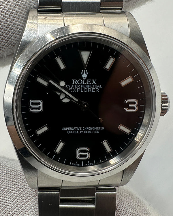 Rolex Explorer 36MM Black Dial Oyster Bracelet (14270)