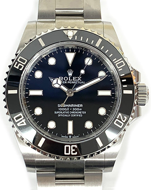 2023 Rolex Submariner No-Date 41MM Black Dial Oyster Bracelet (124060)