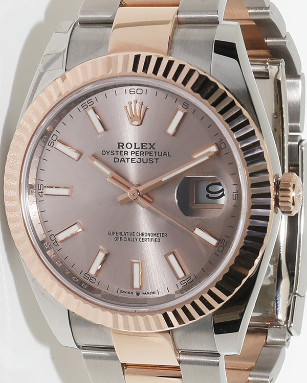 2023 Rolex Datejust 41MM Sundust Dial Two-Tone Oyster Bracelet (126331)