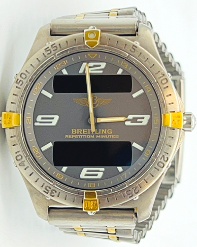 2001 Breitling Aerospace 40MM Quartz Grey Dial Two-Tone Bracelet (F6536210/M119)