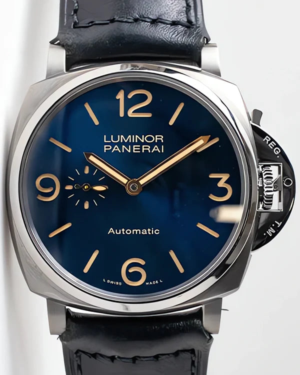 2018 Panerai Luminor Due L.E. 45MM Blue Dial Leather Strap (PAM00729)