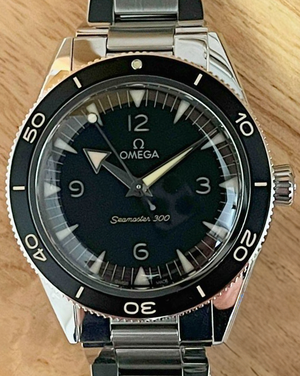 2024 Omega Seamaster 300 41MM Black Dial Steel Bracelet (234.30.41.21.01.001)