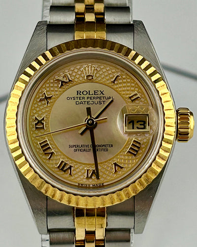 Rolex Lady-Datejust 26MM Champagne Dial Two-Tone Jubilee Bracelet (79173)