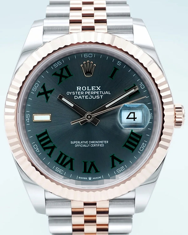 2014 Rolex Datejust "Wimbledon" 41MM Slate Dial Two-Tone Jubilee Bracelet (126331)