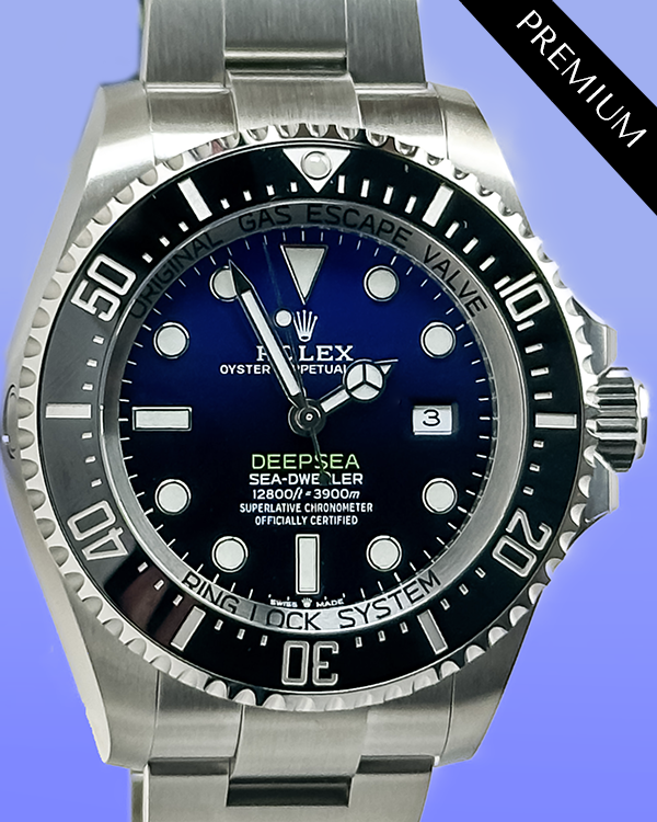 No Reserve - 2022 Rolex Sea-Dweller Deepsea "James Cameron" 44MM D-Blue Dial Oyster Bracelet (126660)