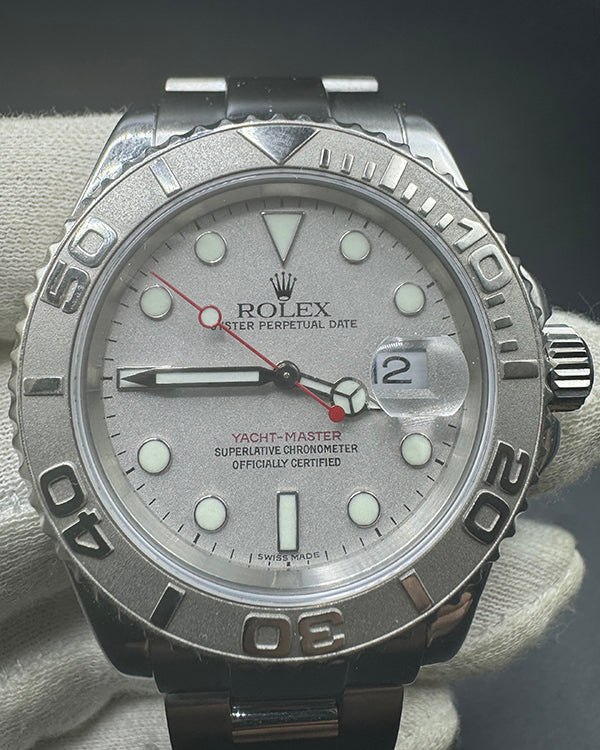 Rolex Yacht-Master 40MM Silver Dial Oyster Bracelet (16622)