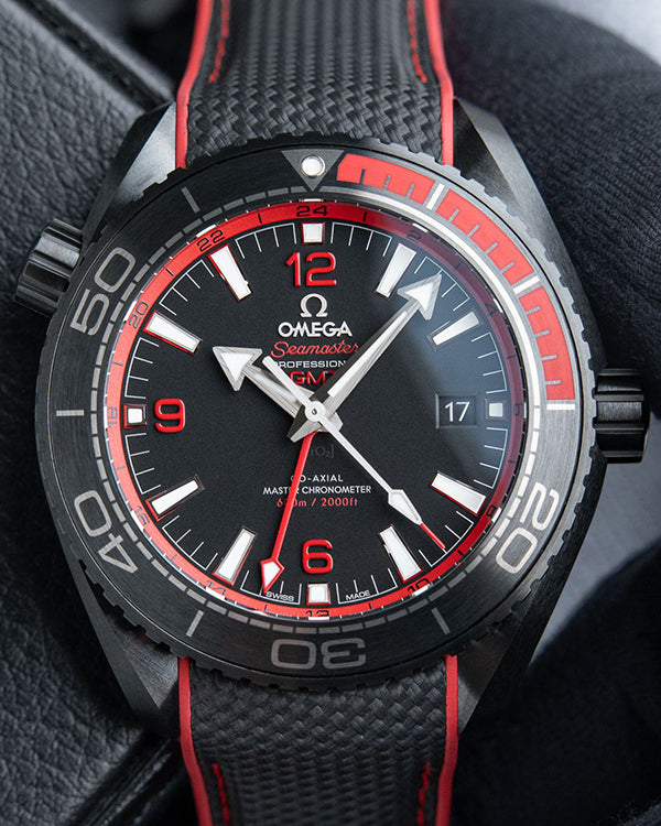 Omega Seamaster Planet Ocean 600M "Deep Black"  45.5MM Black Dial Rubber Strap (215.92.46.22.01.003)