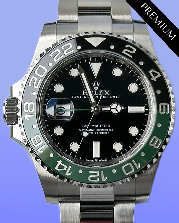 2024 Rolex GMT-Master II "Sprite" 40MM Black Dial Oyster Bracelet (126720VTNR)