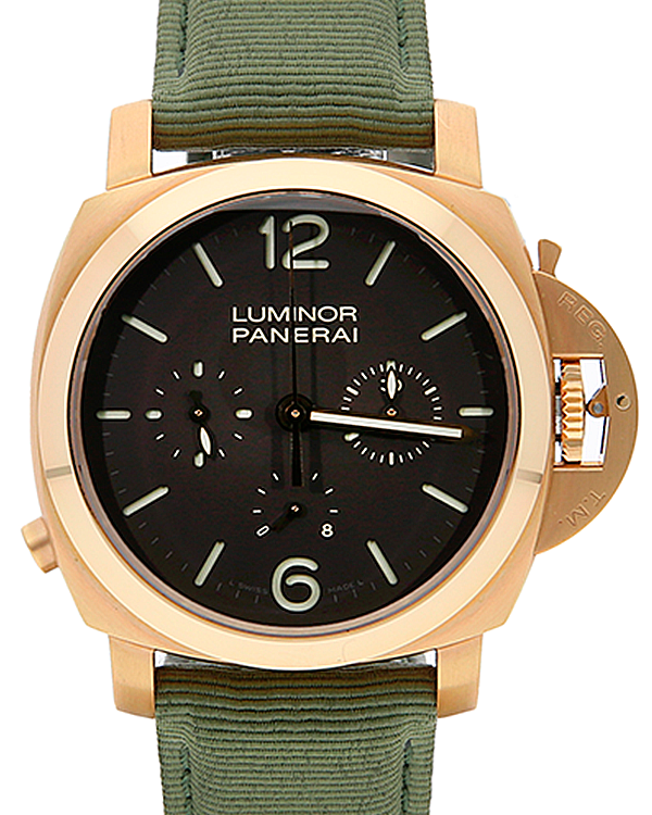 Panerai Luminor 1950 Monopulsante 8 Days Limited Edition 44MM Brown Dial Textile Strap (PAM00344)