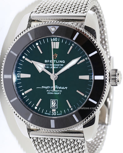 Breitling Superocean Heritage II 46MM Green Dial Steel Bracelet (AB2020)