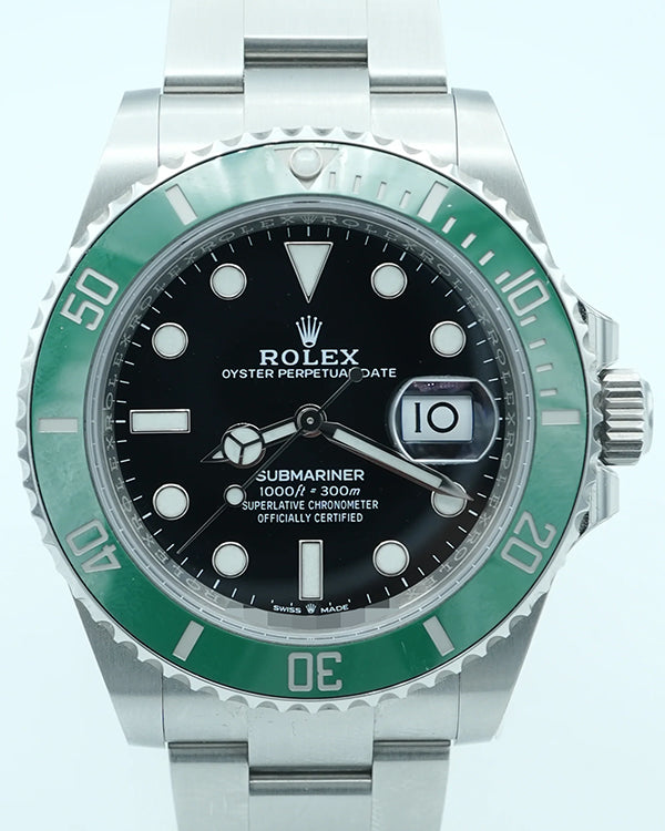 2022 Rolex Submariner Date "Starbucks" 41MM Black Dial Oyster Bracelet (126610LV)