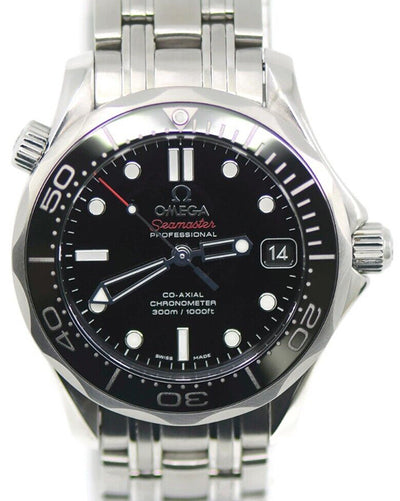 2014 Omega Seamaster Diver 300M 36.25MM Black Dial Steel Bracelet (212.30.36.20.01.002)