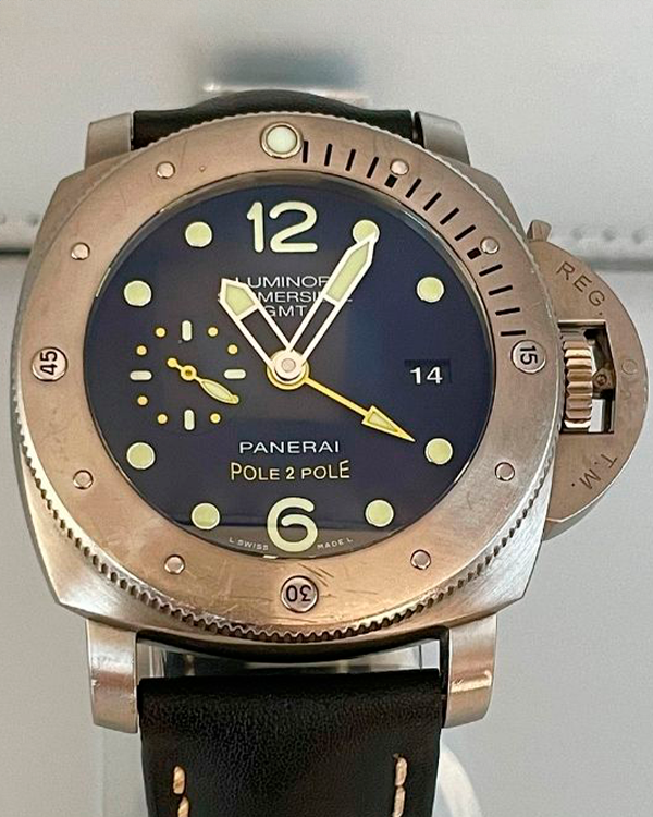 Panerai GMT Luminor Submersible 1950 Pole 2 Pole Limited Series of 500 3 Days Titanium (PAM00719)