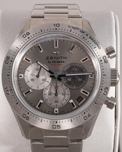 2024 Zenith Chronomaster Sport 41MM Nickel Grey Dial Titanium Bracelet (95.3100.3600/39.M3100)