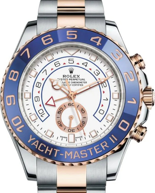 Rolex Yacht-Master II 44MM White Dial Two-Tone Oyster Bracelet (116681)