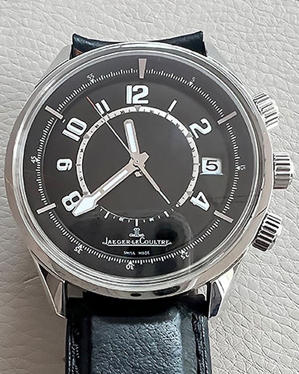 2006 Jaeger-LeCoultre AMVOX World Chronograph S.E. 42MM Black Dial Leather Strap (Q1908470)