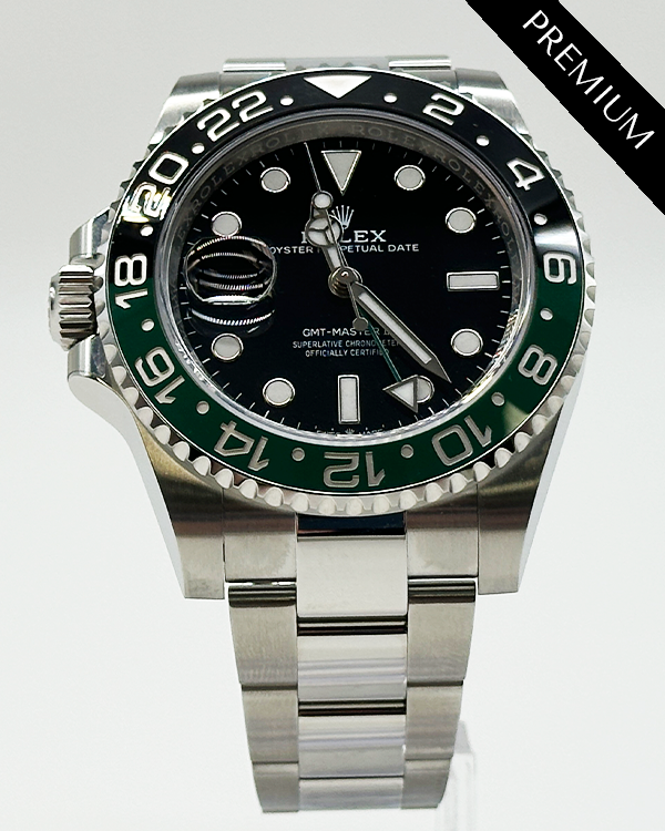 2023 Rolex GMT-Master II "Sprite" 40MM Black Dial Oyster Bracelet  (126720VTNR)