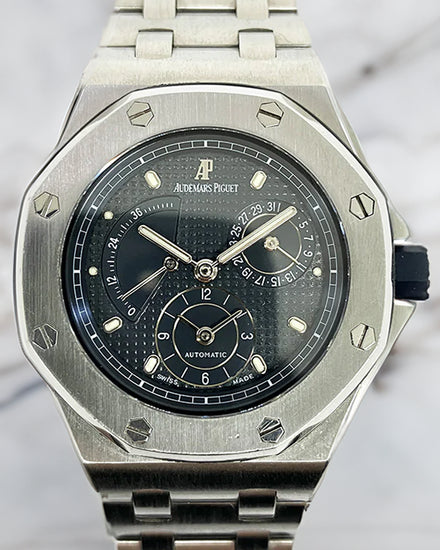 Audemars Piguet Royal Oak Offshore "Hong Kong" 38MM Black Dial Steel Bracelet (25970ST)