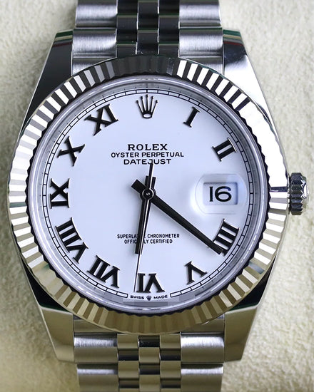 2024 Rolex Datejust 41MM White Dial Jubilee Bracelet (126334)