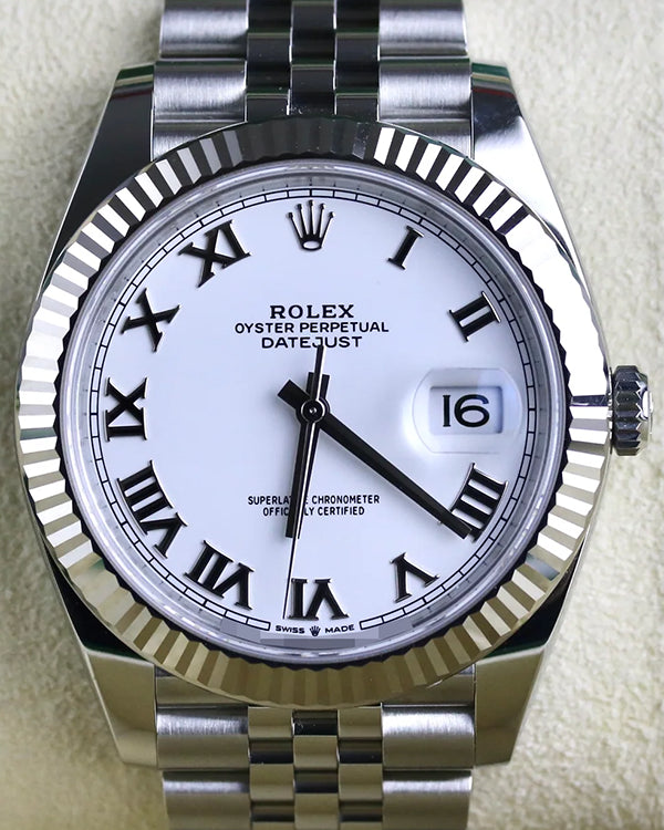 2024 Rolex Datejust 41MM White Dial Jubilee Bracelet (126334)