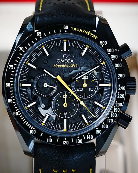 2020 Omega Speedmaster Dark Side of the Moon "Apollo 8" 44.25MM Skeleton Dial Leather Strap (311.92.44.30.01.001)