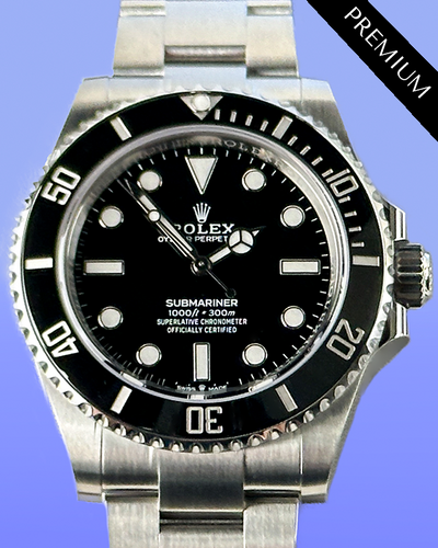 2024 Rolex Submariner No-Date 41MM Black Dial Oyster Bracelet (124060)