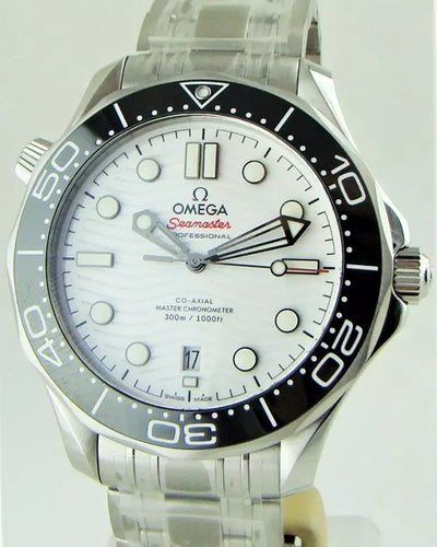 2024 Omega Seamaster Diver 300M 42MM White Dial Steel Bracelet (210.30.42.20.04.001)