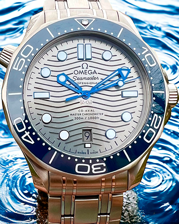 2020 Omega Seamaster Diver 300M 42MM Grey Dial Steel Bracelet (210.30.42.20.06.001)