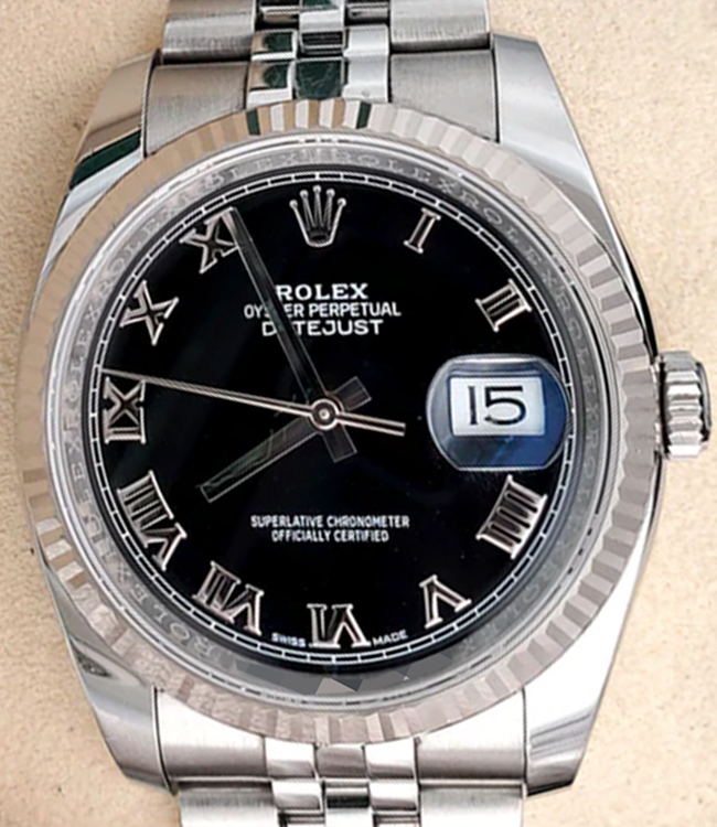 2018 Rolex Datejust 36MM Black Dial Jubilee Bracelet (116234)