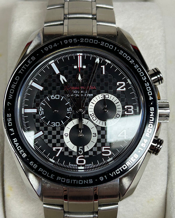 Omega Speedmaster Broad Arrow "Legend Michael Schumacher" 44.25MM Black Dial Steel Bracelet (321.30.44.50.01.001)