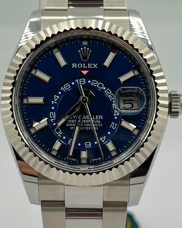 2022 Rolex Sky-Dweller 42MM Blue Dial Oyster Bracelet (326934)