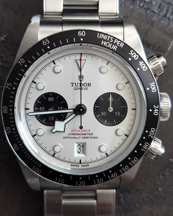 2023 Tudor Black Bay Chrono "Panda" 41MM White Dial Steel Bracelet (79360N)